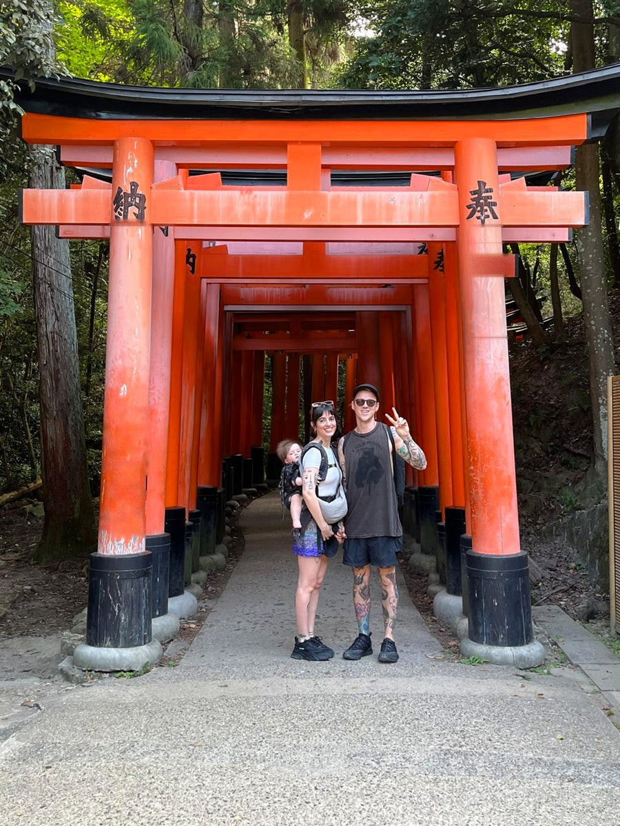 Nuestra familia en Jap&oacute;n, con Ren de 10 meses